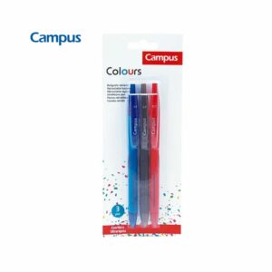 Bolígrafo Campus Colours 3 ud.